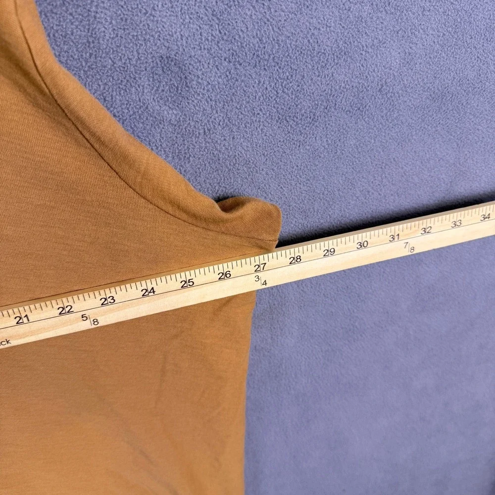 Banana Republic Henley Shirt Mens XXL Brown Short Sleeve Garment Dyed Casual Tee